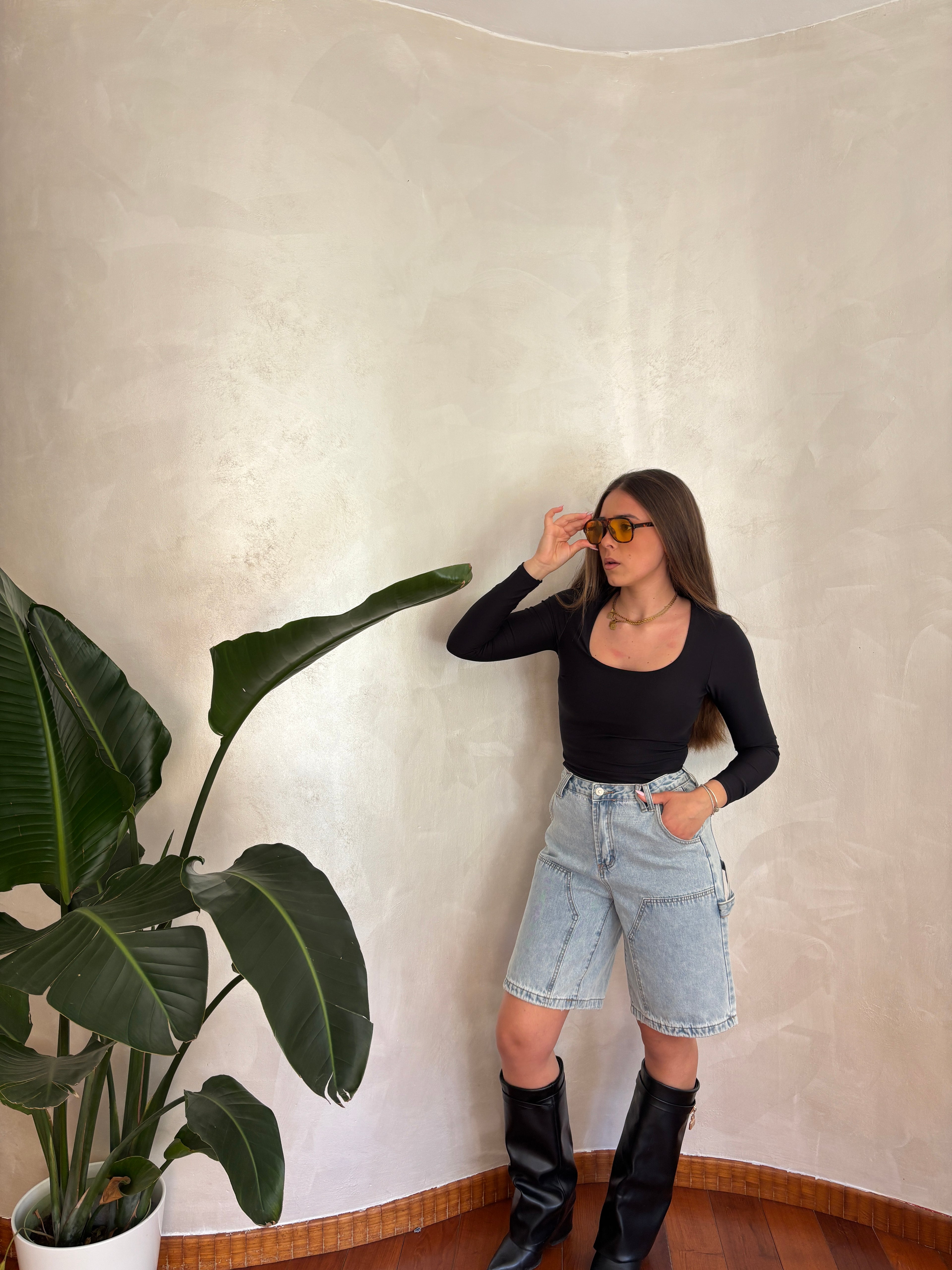Body scollo quadrato
